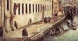Rio dei Mendicanti (detail) by Canaletto